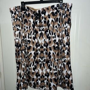 MOD Sportswear Leopard Print athletic Skirt